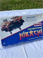 Hibachi grill vintage in box