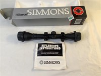 Whitetail Simmons Rifle Scope Model WT432, 4 x 32