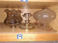 OIL LAMP AND LAMP GLOBES