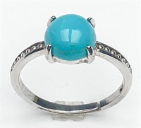 Turquoise Ring 925 Silver