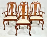 6 Pa. House dining chairs, Cherry, Queen