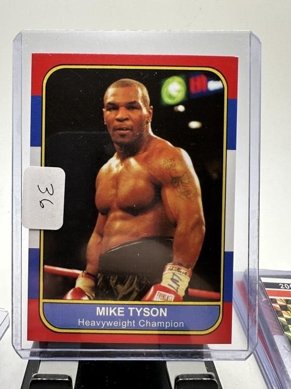 MIKE TYSON BOXING CARD