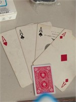4 Vintage GIANT ACES (regular card not included,