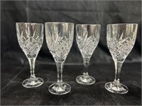 Gorham Lady Anne Crystal - 4 Water Goblets