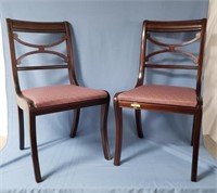 Pair of Mahogany Duncan Phyfe Side Chairs