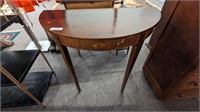Vintage Side Table, 30" T X 34" W