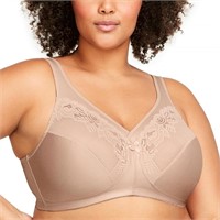 (N) Glamorise Womens MagicLift Minimizer Bra Wiref