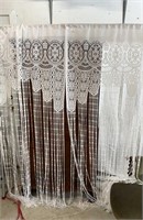 Pair of lace curtain shears, could also be used