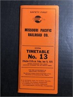 JUNE 15, 1979 MOPAC SYSTEM TIMETABLE NO. 13