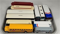 ASSORTED LOT OF VARIOUS BRAND DIECAST BUS