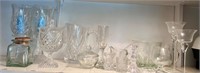 Assorted glass lot