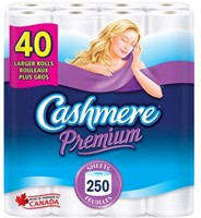 40-Pk Cashmere Premium Soft & Thick Toilet Paper,