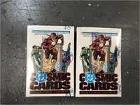 DC Cosmic Cards Inaugural Edition 2 boxes NIB