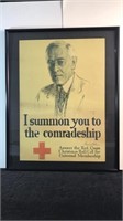 Woodrow Wilson Red Cross Recruitment Poster