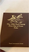 The 1994 Duck stamp first day issue folio