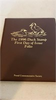 The 1996 Duck stamp first day of issue Folio