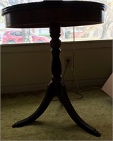 Three Legged Round Lamp Table