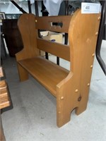 Softwood Doll Bench