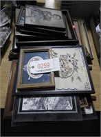 Selection of Framed Artwork to Include: Home