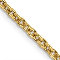 14 Kt Forzantine Cable Lobster Clasp Chain