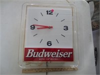 Large Budweiser Clock beer sign, NICE