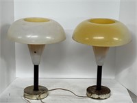 RARE 1950's Atomic Mushroom Bulb Lamp Plastic Dome