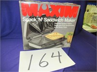 Maxim Snack and Sandwhich Maker