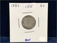 1882 Can Silver Ten Cent Piece  G6