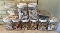 Lot of Small PVC Fittings