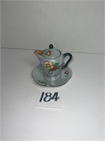 Japanese Tea Cup & Saucer Hand Painted