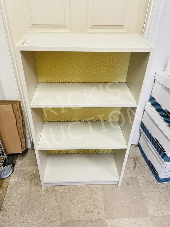 painted bookcase - 3 shelves - 23.5" x 42"