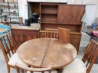 3 Pc. Dining Suit -  Table, Chairs, Buffet & Hutch