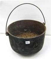 Antique Cast Iron Footed Pot