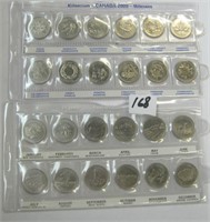 2- Quarters Coin Sets Canada 2000 & Confederation