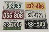 Vintage Mini License Plate Lot
Largest measures