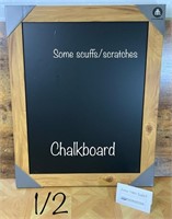 17" x 22' Framed Chalkboard (see 2nd photo)