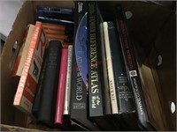 BOX W/ BOOKS BOX W/ BOOKS