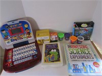 Box of Various Kids Interactive Items, Science