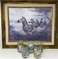 Zebra Print, National Wildlife Glasses