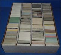 box of baseball cards