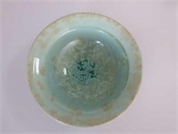 Edo Japanese crystalline glaze porcelain bowl