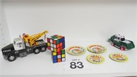 Vintage Rainbow Bright Plates, Rubiks, Hess & More
