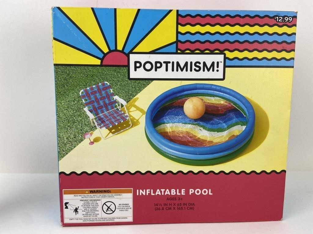 NIB Poptism! 65" Inflatable Pool