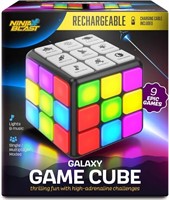 Rechargeable Game Activity Cube - 9 Fun Brain &