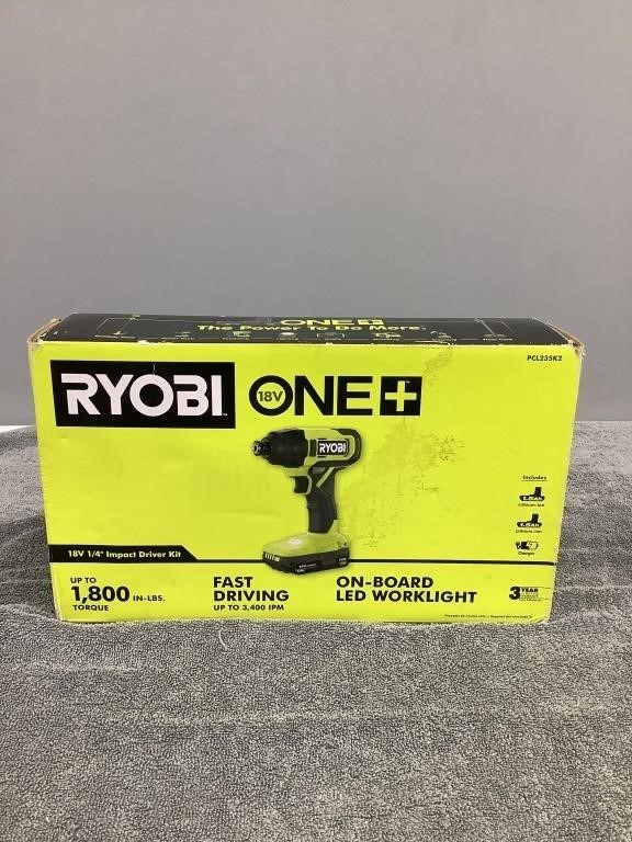 Ryobi 18V Drill   NIB