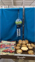 Outdoor Decor- Wind Chime, Flag, & Coasters