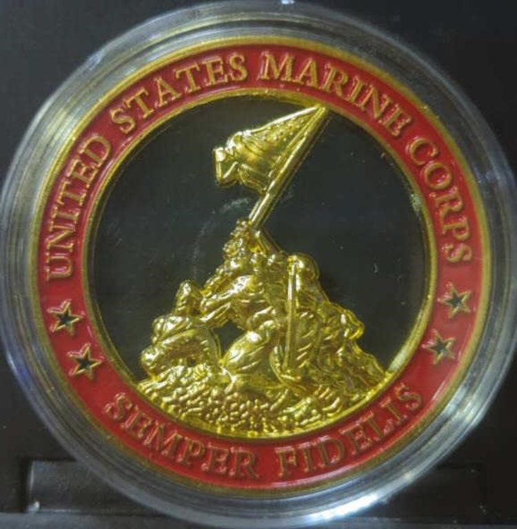 Us Marine corps challenge coin
