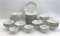 White Floral Dishes
