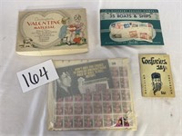 Elvis Stamps and others, Vintage Valentines, NOTES