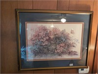 Watercolor 426/1900 Bertrand floral framed pic